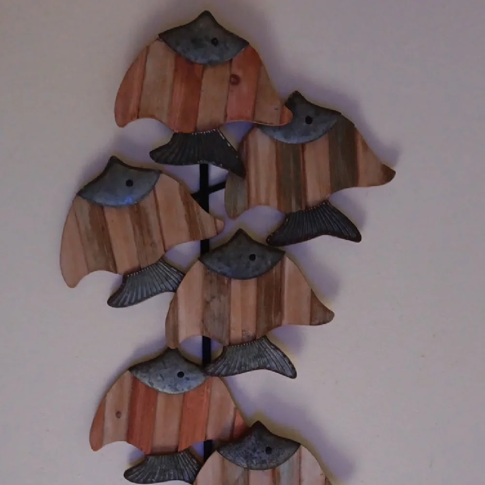 Wooden Fish Wall Decor